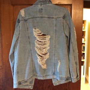 Boom Boom Jeans Jackets & Coats - Oversized distressed denim jacket Boom Boom Jeans Jackets & Coats - Oversized distressed denim jacket